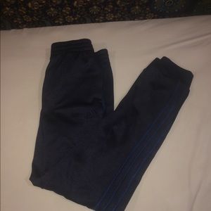 Navy Blue Adidas Fitted Joggers